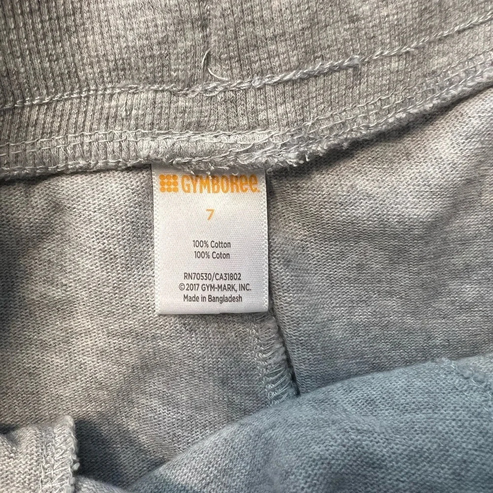 Gymboree Fleece lined Navy joggers & Gray cotton joggers